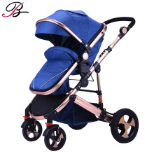 2019wholesale custom good 3 in 1 baby stroller with Explosion-proof wheel